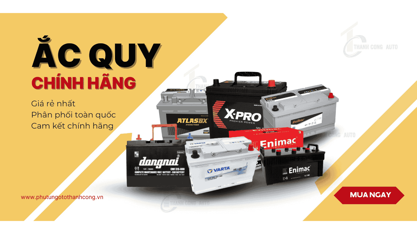 Ắc quy 40AH Ắc quy Kia Morning Cứu hộ ắc quy Thái Bình