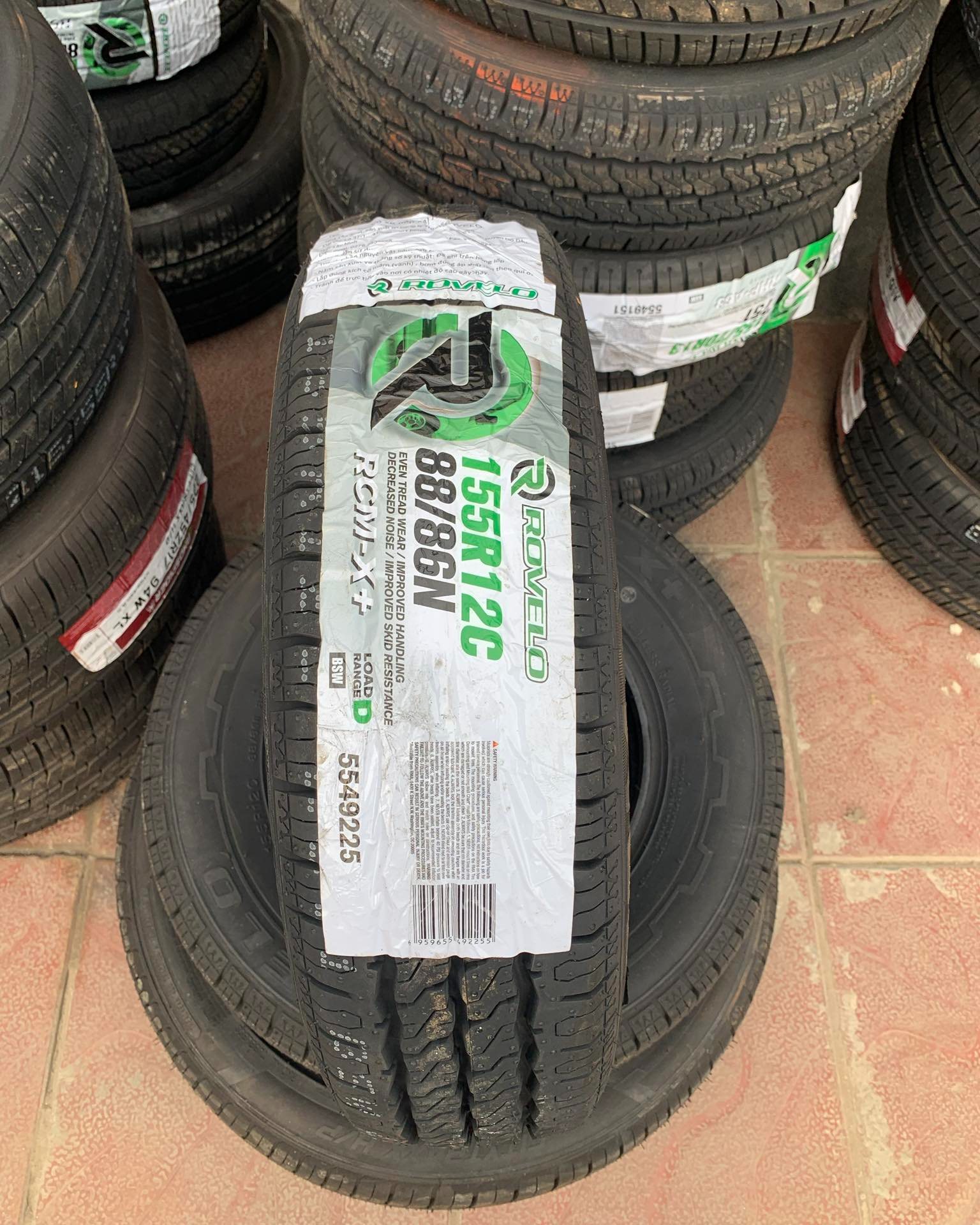 Lốp 155R12C Rovelo Lốp xe điện 155R12C Lốp xe tải nhẹ 155R12C