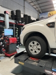 Cân chỉnh độ chụm thước lái dòng SUV bán tải tại Thái Bình